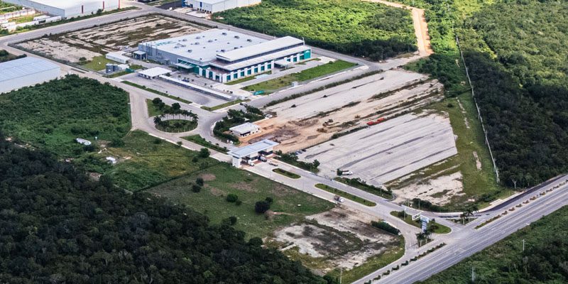 Vista dall’alto del Central Business Park Mérida