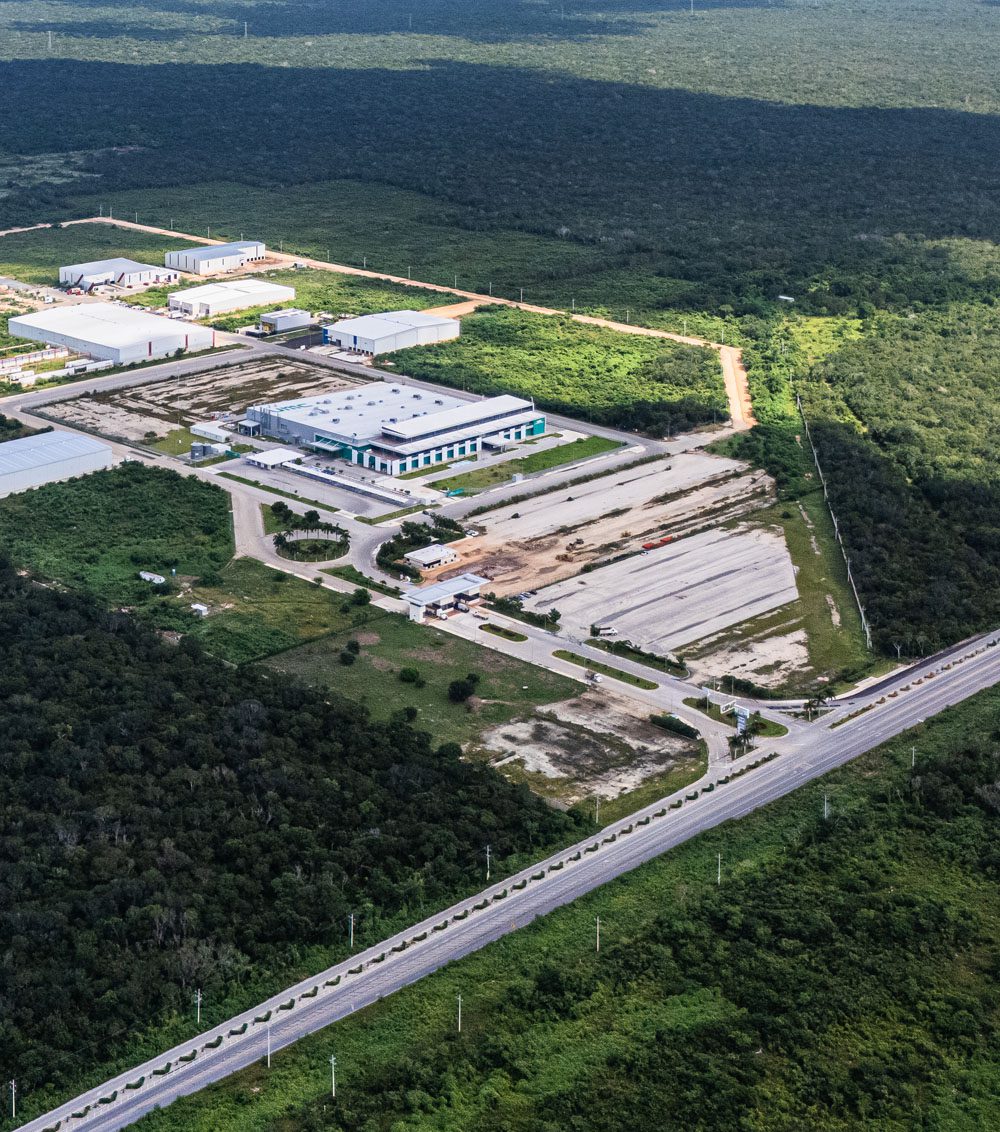 Vista dall’alto del Central Business Park Mérida