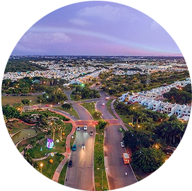 Vista panoramica di Ciudad Caucel